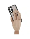 Buy Bizon Case Hybrid Ring Motorola Moto G52 / G82 smoky with a black frame - BIZ541 - {ean13} - Home Screen Store Europe
