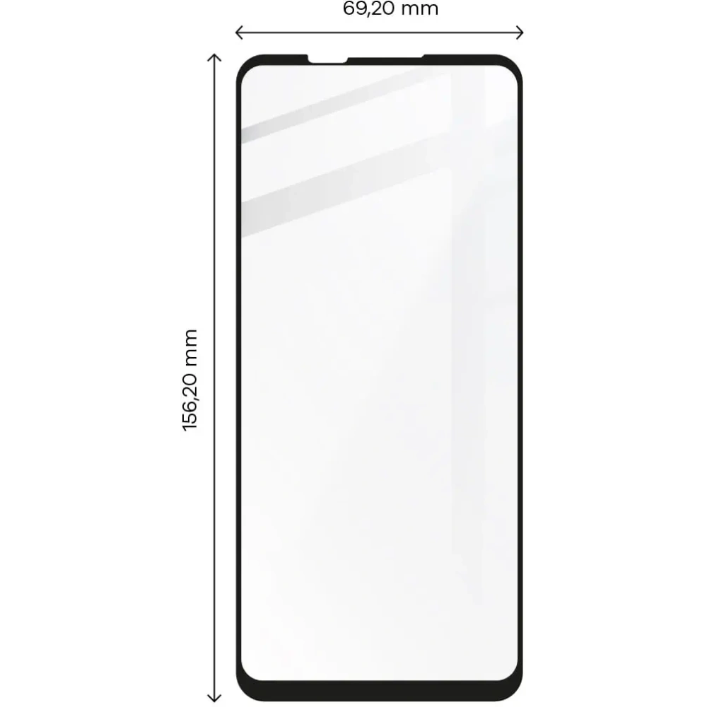 Szkło hartowane Bizon Glass Edge do Motorola Moto G62 5G czarne
