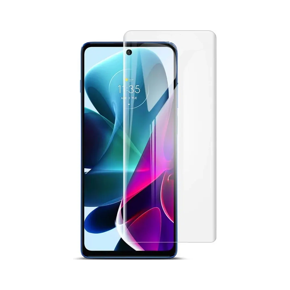 Folia hydrożelowa na ekran Bizon Glass Hydrogel Moto G62 5G [2 PACK]