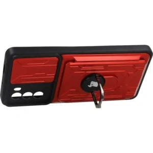 Kup Bizon Case Camshield Kartensteckplatz Ring Moto G62 5G rot - BIZ546 - {ean13} - Sklep Home Screen