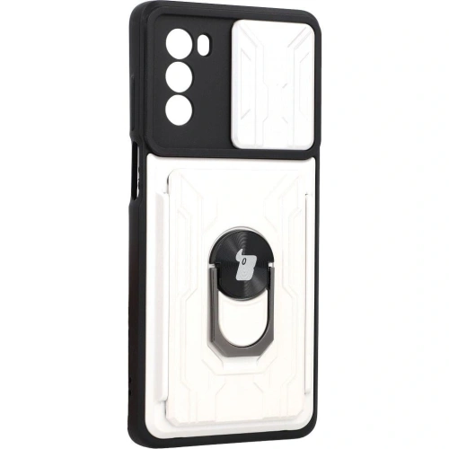 Buy Bizon Case Camshield Card Slot Ring Moto G62 5G white - BIZ547 - {ean13} - Home Screen Store Europe