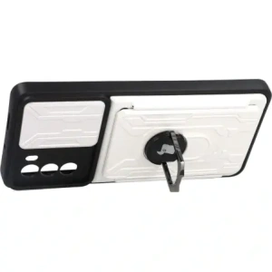 Kup Etui Bizon Case Camshield Card Slot Ring do Moto G62 5G bílé - BIZ547 - {ean13} - Sklep Home Screen