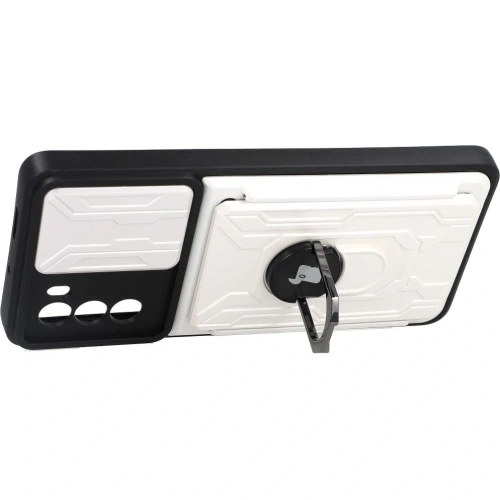 Buy Bizon Case Camshield Card Slot Ring Moto G62 5G white - BIZ547 - {ean13} - Home Screen Store Europe