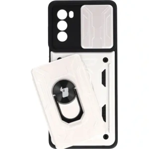 Kup Bizon Case Camshield Kartensteckplatz Ring Moto G62 5G weiß - BIZ547 - {ean13} - Sklep Home Screen