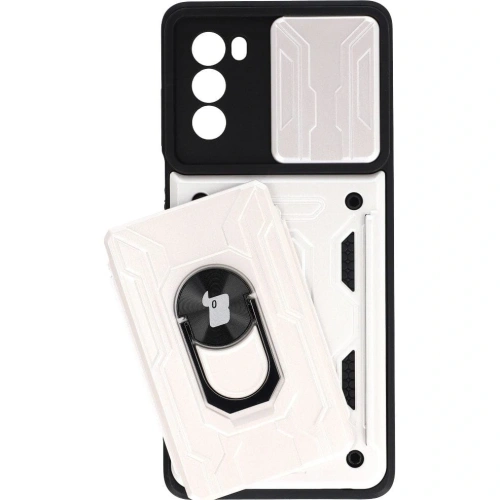 Buy Bizon Case Camshield Card Slot Ring Moto G62 5G white - BIZ547 - {ean13} - Home Screen Store Europe