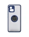 Kup Etui s úchytem na prst Bizon Case Hybrid Ring pro Motorola Moto G72 kouřové s modrým rámem - BIZ550 - {ean13} - Sklep Home Screen