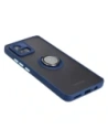 Kup Bizon Case Hybrid Ring Motorola Moto G72 fumuriu cu un cadru albastru marin - BIZ550 - {ean13} - Sklep Home Screen