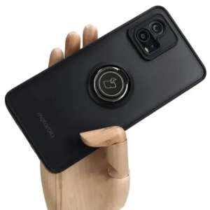 Kup Bizon Case Hybrid Ring Motorola Moto G72 rauchig mit einem schwarzen Rahmen - BIZ552 - {ean13} - Sklep Home Screen