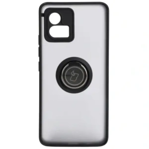 Buy Bizon Case Hybrid Ring Motorola Moto G72 smoky with a black frame - BIZ552 - {ean13} - Home Screen Store Europe