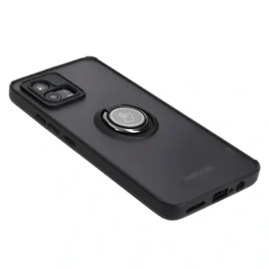 Buy Bizon Case Hybrid Ring Motorola Moto G72 smoky with a black frame - BIZ552 - {ean13} - Home Screen Store Europe
