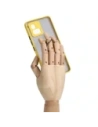Buy Bizon Case Hybrid Ring Motorola Moto G72 smoky with a yellow frame - BIZ553 - {ean13} - Home Screen Store Europe