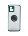 Kup Bizon Case Hybrid Ring Motorola Moto G72 rauchig mit einem dunkelgrünen Rahmen - BIZ556 - {ean13} - Sklep Home Screen