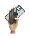 Kup Bizon Case Hybrid Ring Motorola Moto G72 rauchig mit einem dunkelgrünen Rahmen - BIZ556 - {ean13} - Sklep Home Screen