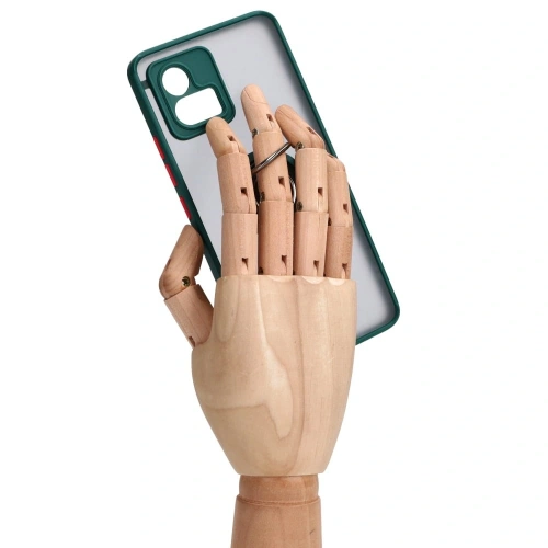 Kup Bizon Case Hybrid Ring Motorola Moto G72 rauchig mit einem dunkelgrünen Rahmen - BIZ556 - {ean13} - Sklep Home Screen