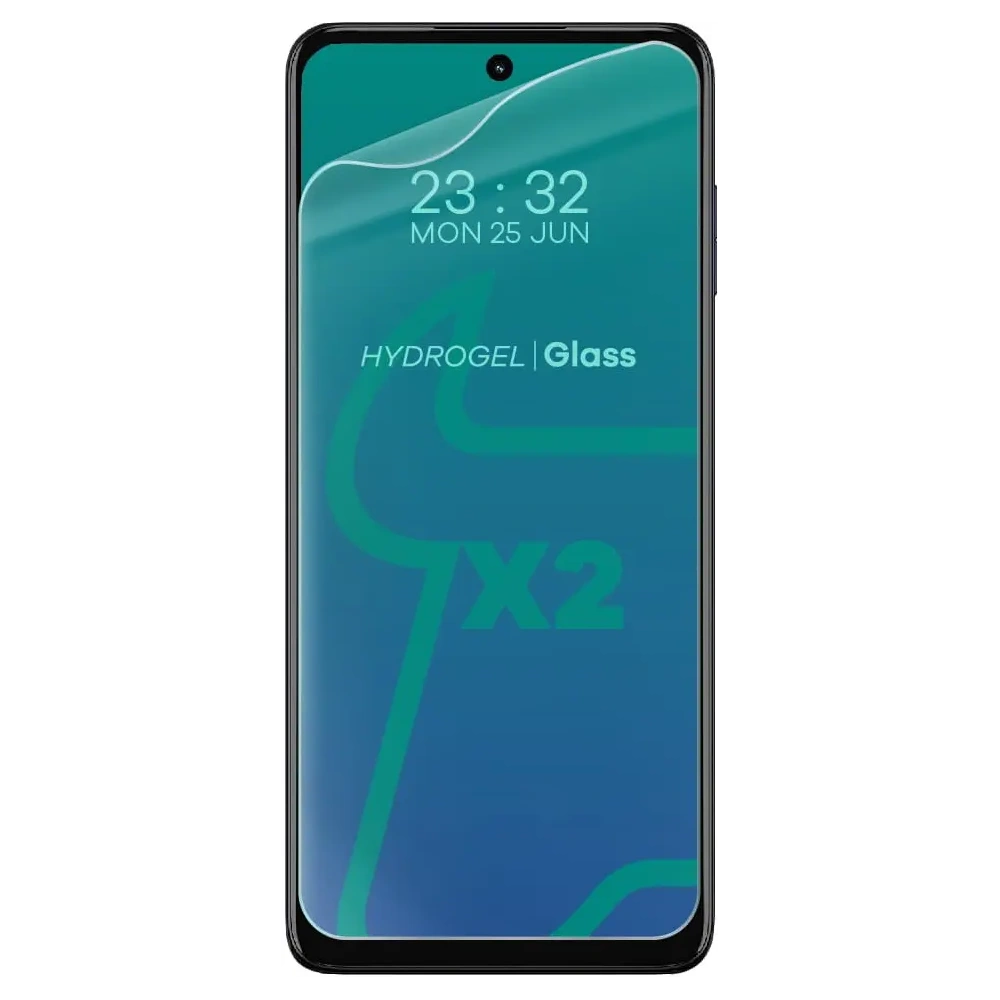 Folia hydrożelowa na ekran Bizon Glass Hydrogel do Moto G73 [2 PACK]