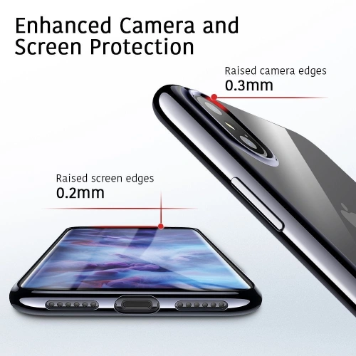 Kup ESR Apple Tasche Essential iPhone X/XS Schwarz - ESR009BLK - {ean13} - Sklep Home Screen