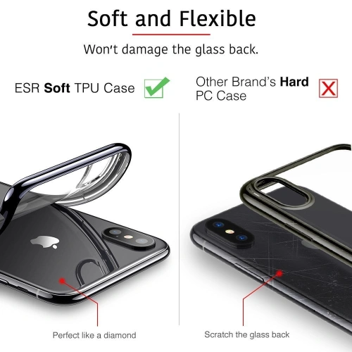Kup Etui ESR Essential Apple iPhone X/XS Black - ESR009BLK - {ean13} - Sklep Home Screen