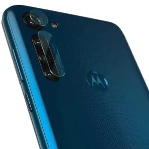 Kup Bizon Glass Edge edzett üveg - [2 PACK] + lencse védelem Moto G8 fekete - BIZ558 - {ean13} - Sklep Home Screen