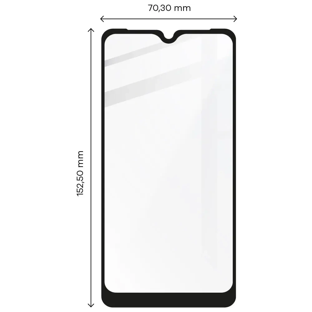 Szkło hartowane Bizon Glass Edge do Moto G8 Play czarne