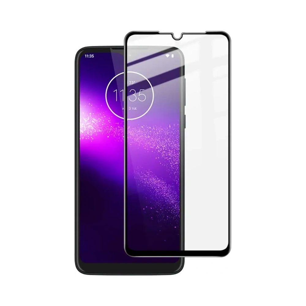 Szkło hartowane Bizon Glass Edge do Moto G8 Play czarne