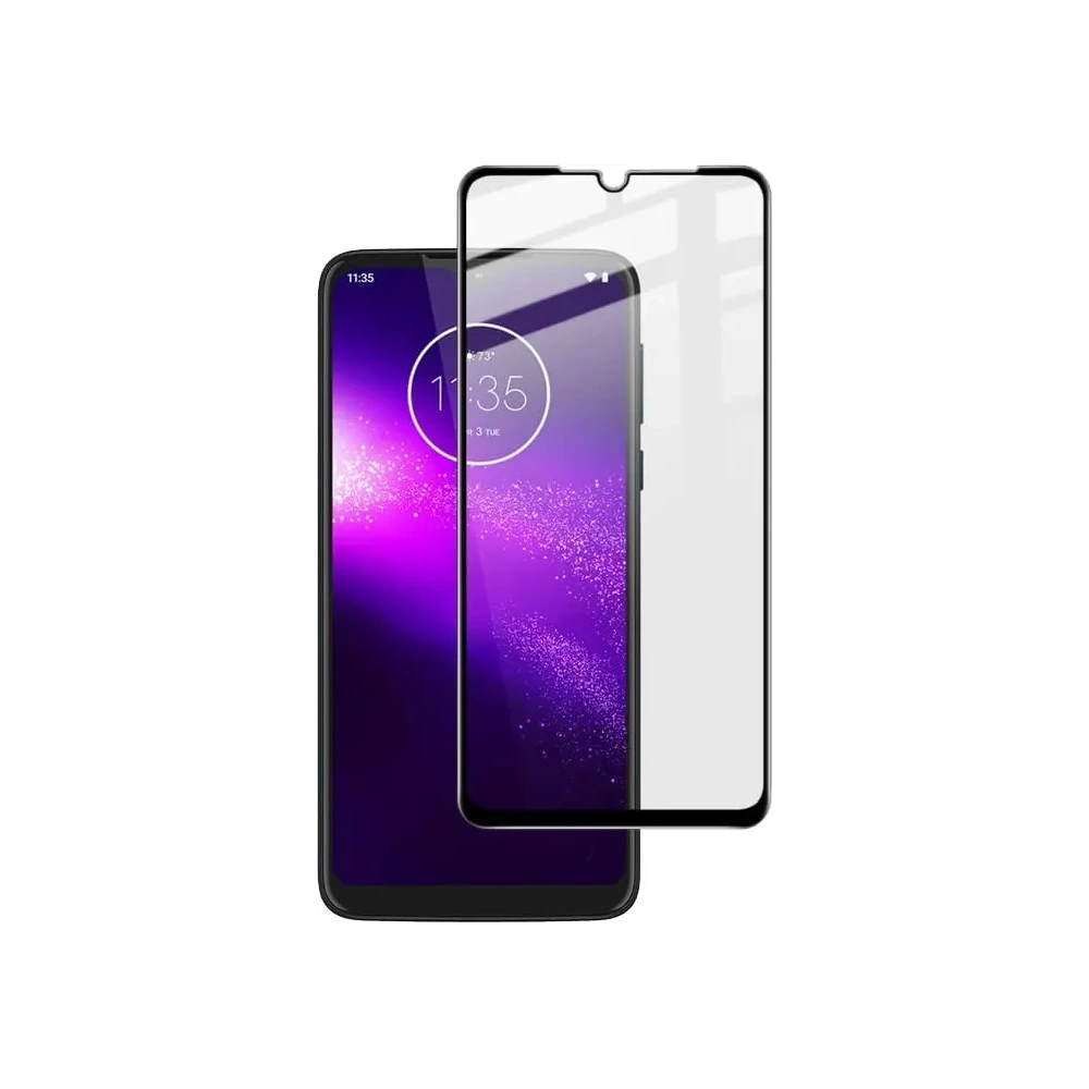 Szkło hartowane Bizon Glass Edge do Moto G8 Play czarne