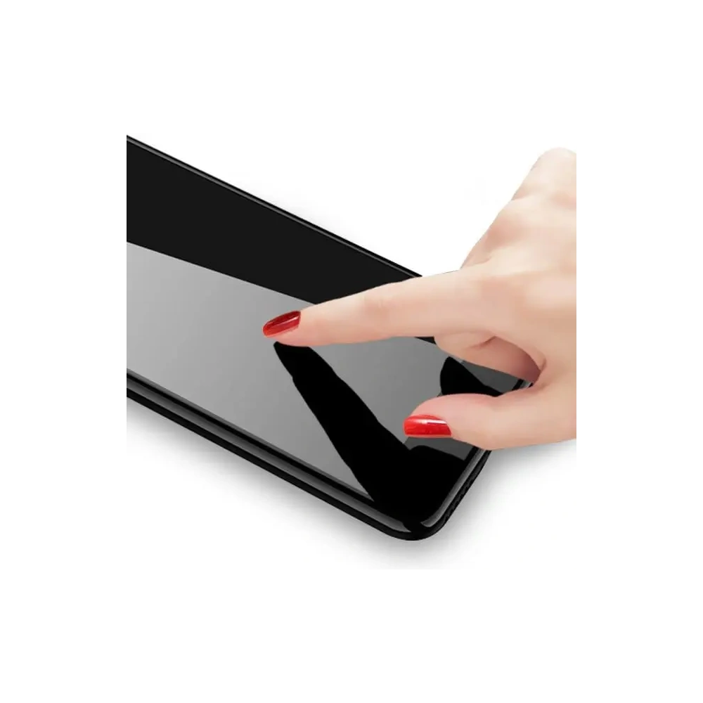 Szkło hartowane Bizon Glass Edge do Moto G52 / G82 czarne