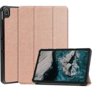 Kup Etui Bizon Case Tab Croc do Nokia T20 różowozłote - BIZ567 - {ean13} - Sklep Home Screen
