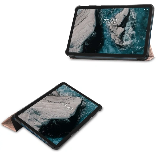 Kup Etui Bizon Case Tab Croc pro Nokia T20 růžovo-zlaté - BIZ567 - {ean13} - Sklep Home Screen