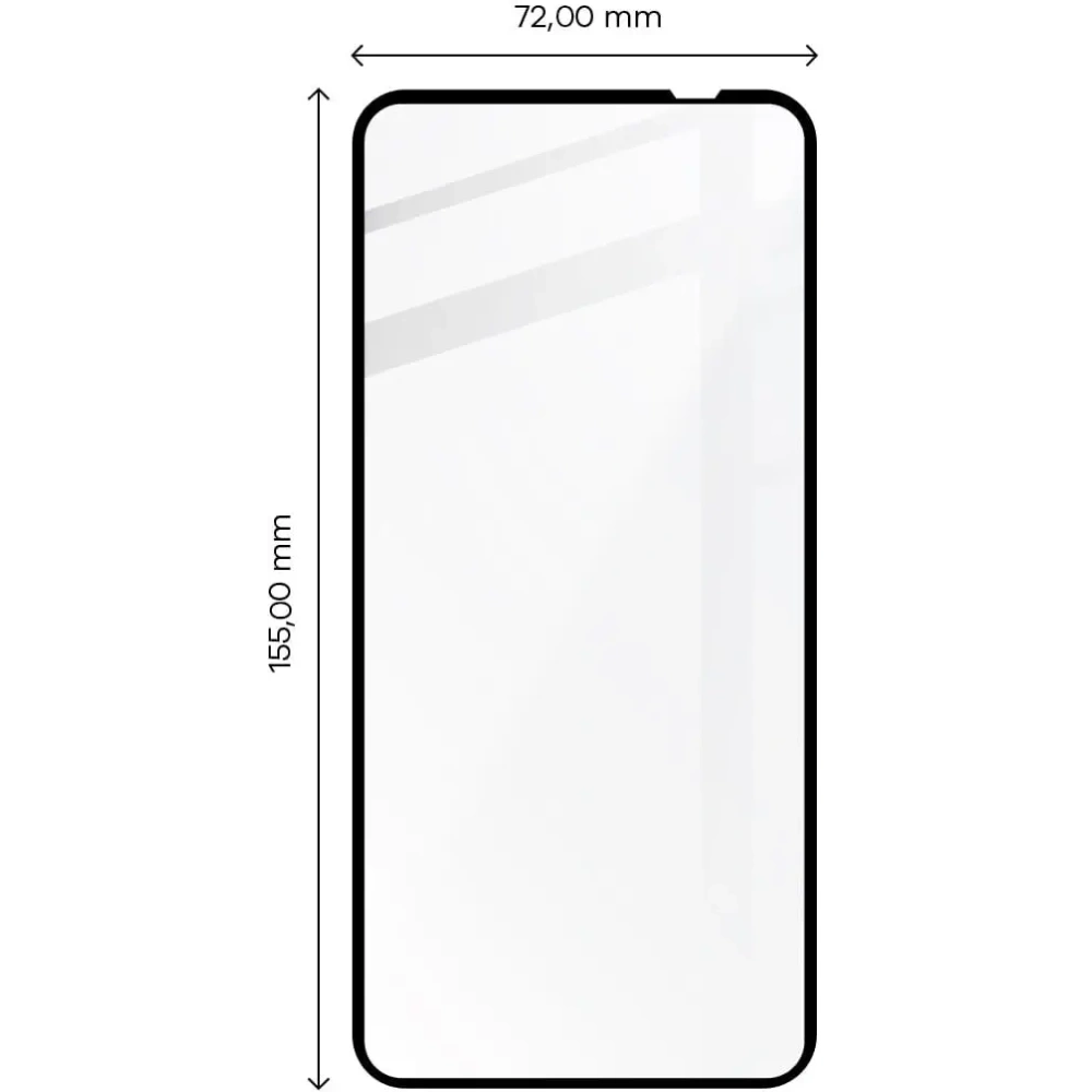 Szkło hartowane Bizon Glass Edge 2 do Nothing Phone 1 czarne