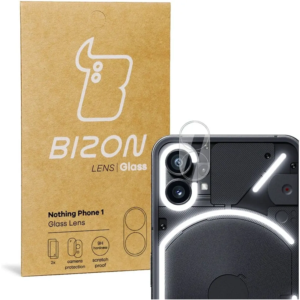 Szkło na aparat Bizon Glass Lens do Nothing Phone 1 [2 PACK]