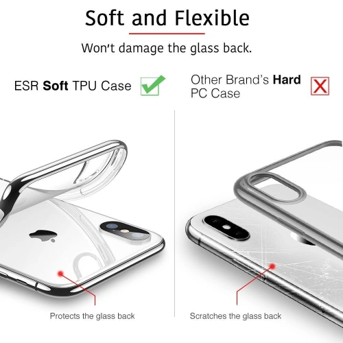 Kup Etui ESR Essential Apple iPhone XS Max Argintiu - ESR014SLV - {ean13} - Sklep Home Screen