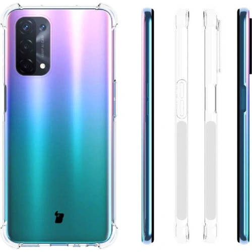 Kup Etui + 2x szkło na ekran + obiektyw Bizon Case Clear Pack do Oppo A74 5G / A54 5G przezroczyste - BIZ592 - {ean13} - Sklep Home Screen