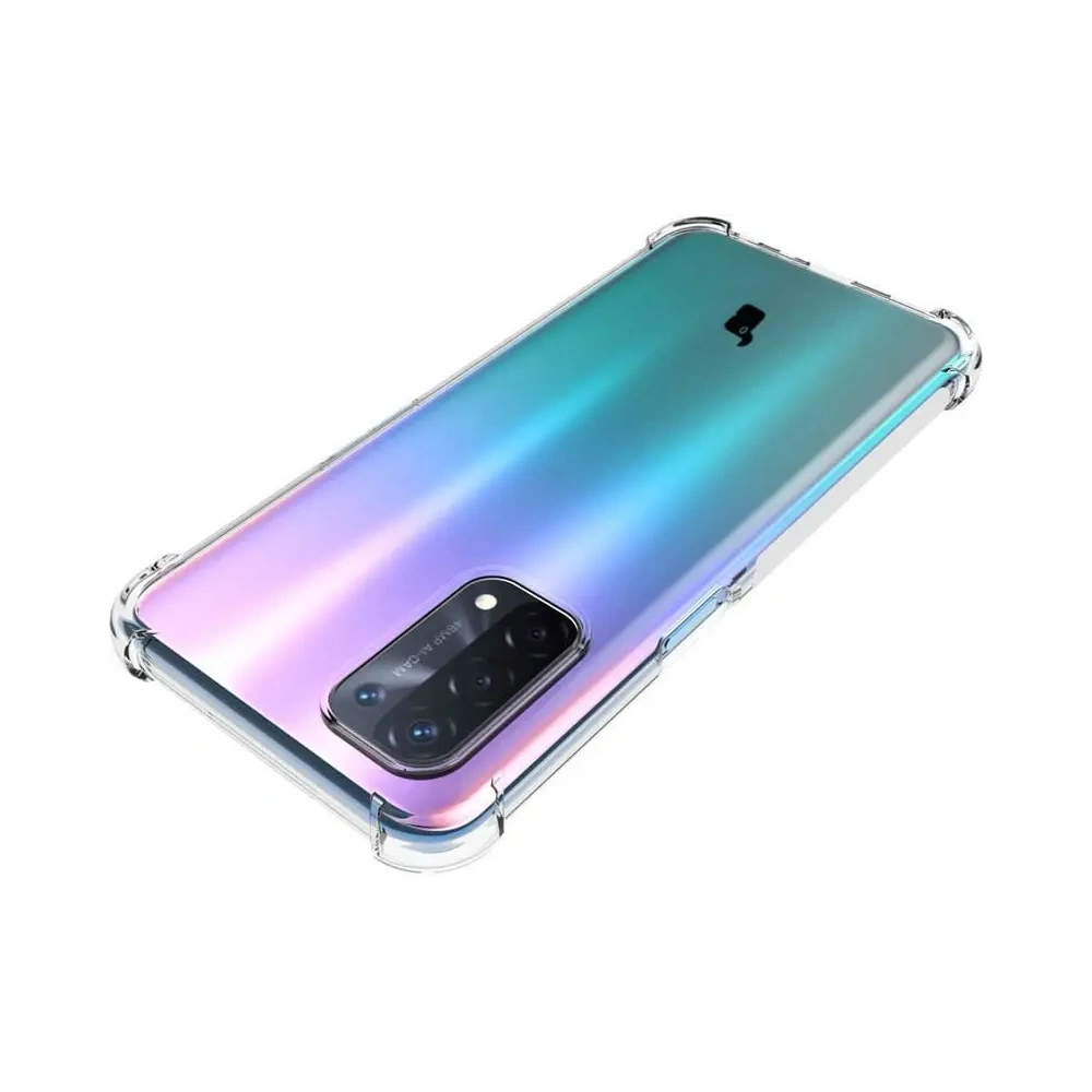 Etui + 2x szkło na ekran + obiektyw Bizon Case Clear Pack do Oppo A74 5G / A54 5G przezroczyste