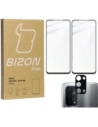 Bizon Glass Edge edzett üveg - [2 CSOMAG] + lencsevédő Oppo A54 5G / A74 5G fekete