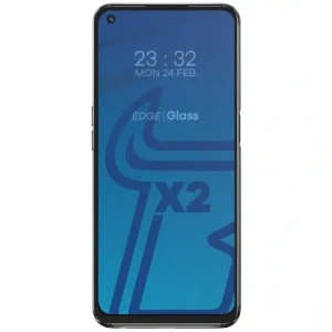 Bizon Glas Edge gehärtetes Glas - [2 PACK] + Linsenschutz Oppo A54 5G / A74 5G schwarz