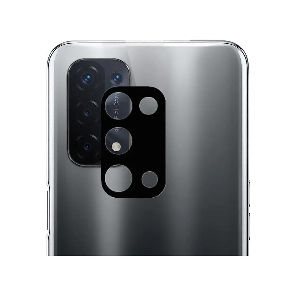 Szkło hartowane Bizon Glass Edge - [2 PACK] + ochrona na obiektyw Oppo A54 5G / A74 5G czarne