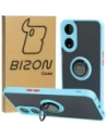 Kup Bizon Case Hybrid Ring Oppo A78 5G fumuriu cu un cadru de culoare albastru deschis - BIZ595 - {ean13} - Sklep Home Screen