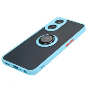 Kup Bizon Case Hybrid Ring Oppo A78 5G fumuriu cu un cadru de culoare albastru deschis - BIZ595 - {ean13} - Sklep Home Screen