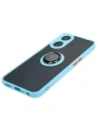 Buy Bizon Case Hybrid Ring Oppo A78 5G smoky with a light blue frame - BIZ595 - {ean13} - Home Screen Store Europe