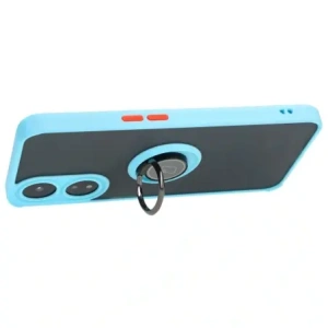 Kup Bizon Case Hybrid Ring Oppo A78 5G rauchig mit einem hellblauen Rahmen - BIZ595 - {ean13} - Sklep Home Screen