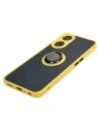 Buy Bizon Case Hybrid Ring Oppo A78 5G smoky with a yellow frame - BIZ597 - {ean13} - Home Screen Store Europe