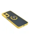 Buy Bizon Case Hybrid Ring Oppo A78 5G smoky with a yellow frame - BIZ597 - {ean13} - Home Screen Store Europe