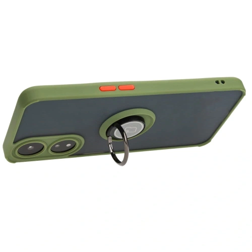 Kup Bizon Case Hybrid Ring Oppo A78 5G rauchig mit grünem Rahmen - BIZ598 - {ean13} - Sklep Home Screen