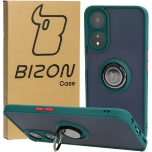 Buy Bizon Case Hybrid Ring Oppo A78 5G smoky with a dark green frame - BIZ599 - {ean13} - Home Screen Store Europe