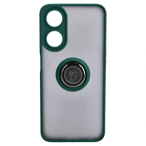 Buy Bizon Case Hybrid Ring Oppo A78 5G smoky with a dark green frame - BIZ599 - {ean13} - Home Screen Store Europe