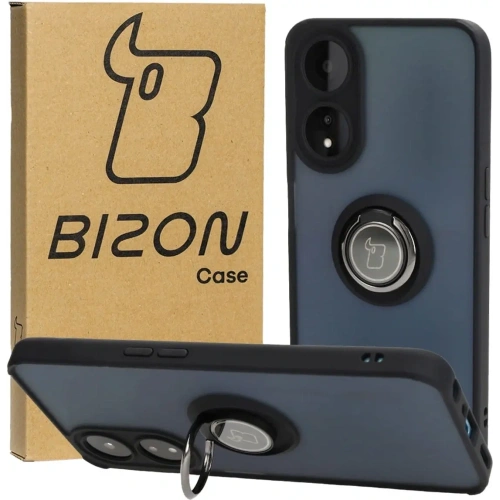 Buy Bizon Case Hybrid Ring Oppo A78 5G smoky with a black frame - BIZ600 - {ean13} - Home Screen Store Europe
