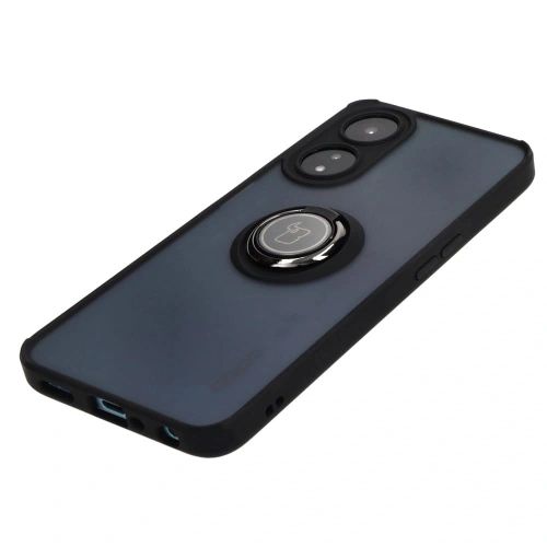 Buy Bizon Case Hybrid Ring Oppo A78 5G smoky with a black frame - BIZ600 - {ean13} - Home Screen Store Europe
