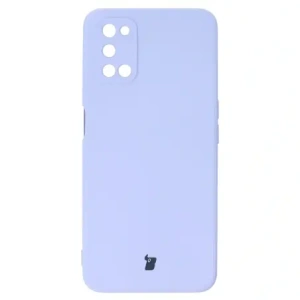Etui Bizon Case Silicone Sq do Oppo A52 / A72 / A92 jasnofioletowe
