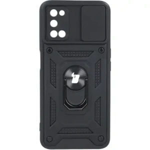 Etui Bizon Case CamShield Ring do Oppo A52/ A72/ A92 czarne