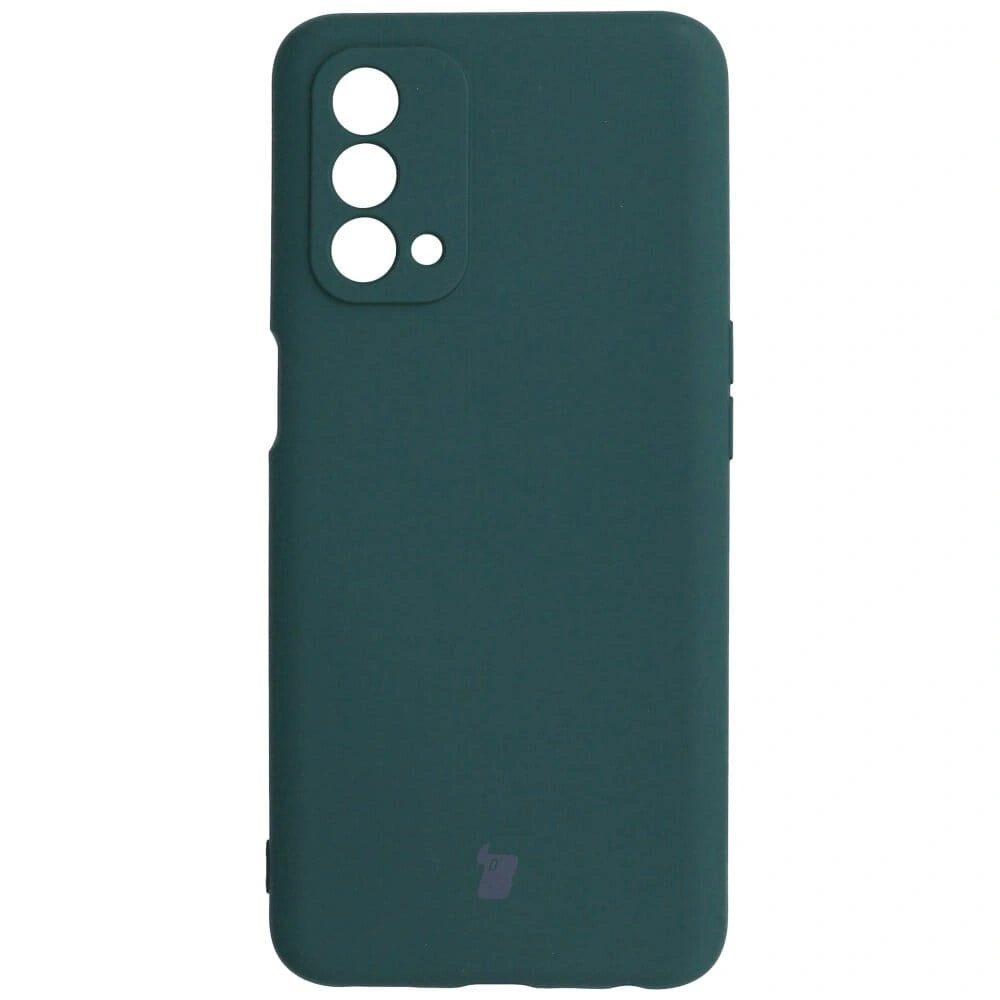 Etui Bizon Case Silicone do Oppo A93 5G ciemnozielone